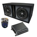 Harmony Accessory Master Dual 12Kicker Comp C12 Subwoofer Enclosure, 36x 24x 12, MDF