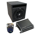 Universal Car Stereo Slotted S Port Single 15Kicker Comp C15 Sub Box CXA800.1