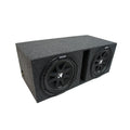 Universal Car Stereo Vented Port Dual 10Kicker Comp C10 Sub Box - Final 2 Ohm