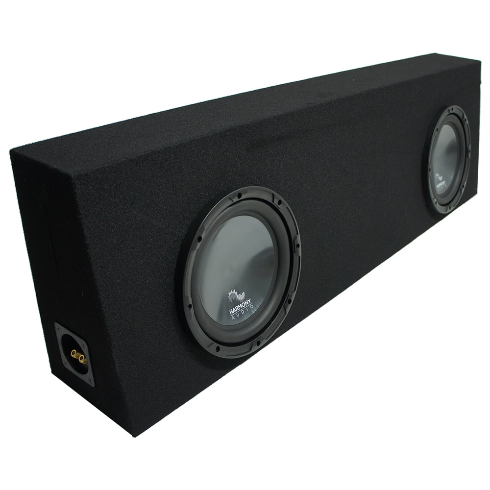 Universal Regular Cab Truck Harmony R104 Dual 10Black Sub Box Enclosure