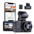 Vantrue Dash Cam Front and Rear with Voice Control, 2.7K + 2.7K Dual Dash Camera for Cars, WiFi, GPS, STARVIS Night Vision, Buffered Parking Mode, G-Sensor, WDR, Support 512GB(E2)