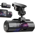 Vantrue N4 3 Channel 4K Dash Cam, 4K+1080P Front and Rear, 1440P+1440P Front and