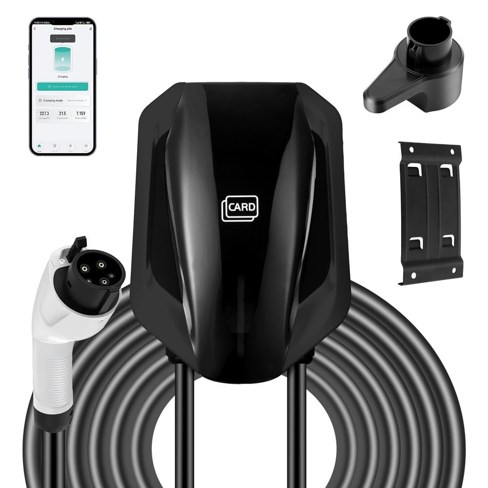 WZTO EV Charging Station Wall Connector EV Charging Station 48 Amp Electric Car Charger Home EV Chargers Wall Mount Electric Vehicle Charging Equipment dependable
