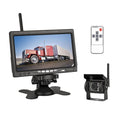 Wireless Truck Rear View Camera 18 Infrared Lights Night Vision For Trucks RV 7inch Car Monitor With Reverse Lmage System 12-24V