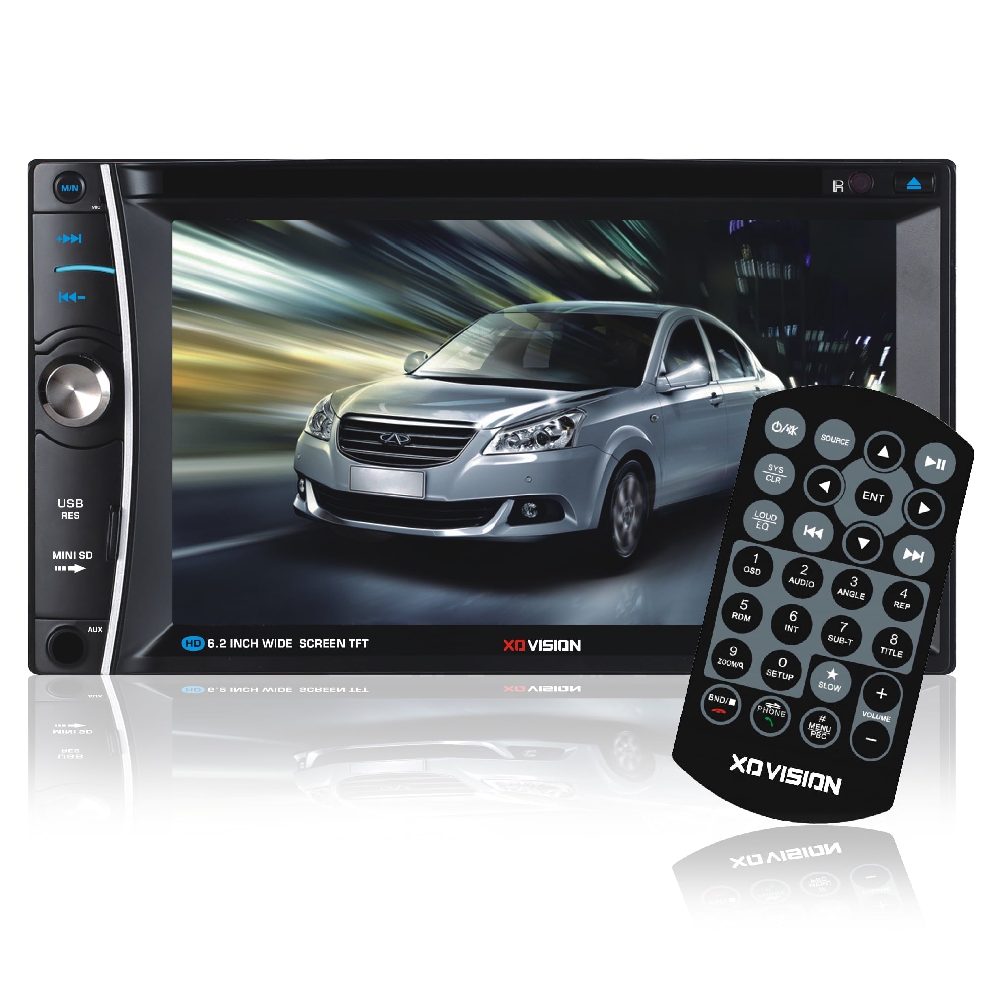 XO Vision XOD1752BT 6.2Touch Screen In-Dash DVD Receiver