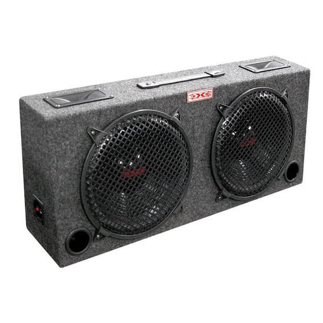 XXX KIC120 Woofer Box Dual 12Xxx 2-Way Loaded Angle Style; 500Watts