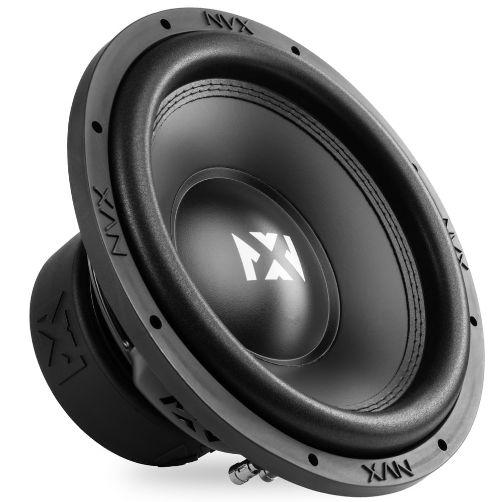NVX VSW124v3 12Car Subwoofer 1200W Peak Dual 4-Ohm Professional Grade VS-Series 19 lbs Subwoofer